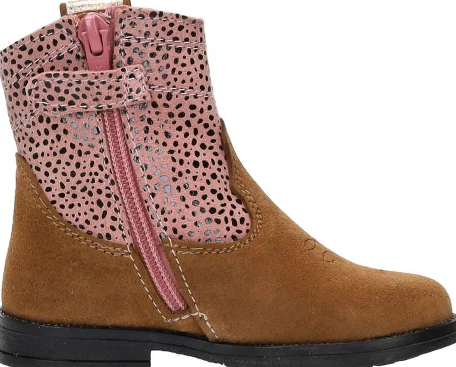 Develab Enkellaarsjes Roze Fashion