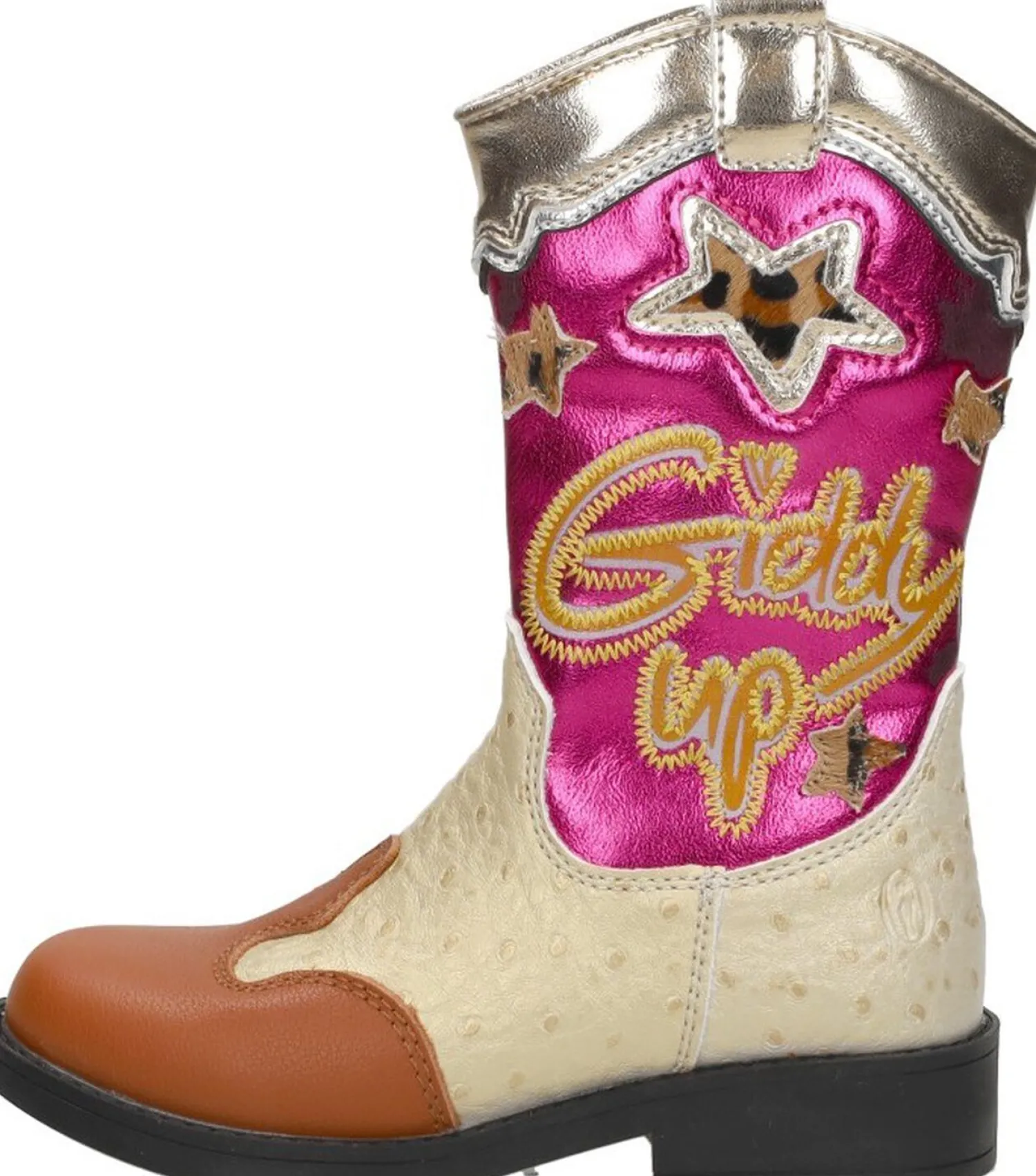 Shoesme Enkellaarsjes Goudkleur Discount
