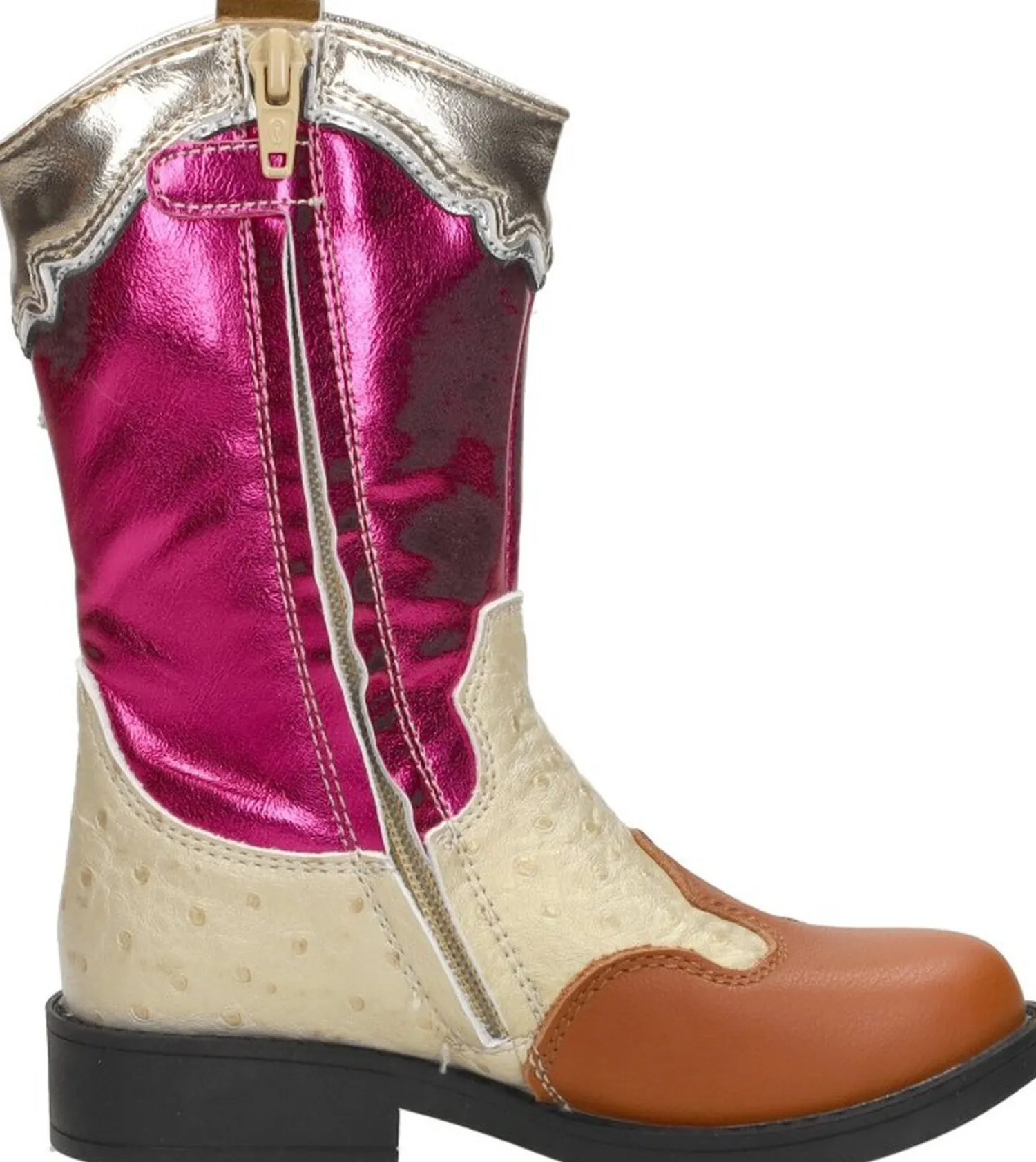 Shoesme Enkellaarsjes Goudkleur Discount