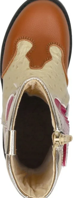 Shoesme Enkellaarsjes Goudkleur Discount