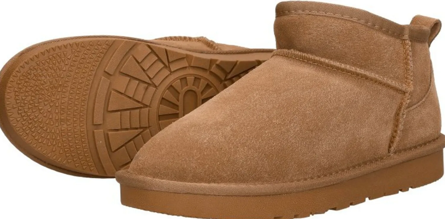 Sub55 Enkellaarsjes Cognac Hot