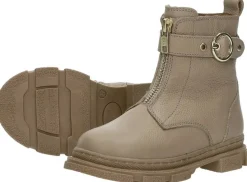 Keq Enkellaarsjes Beige New