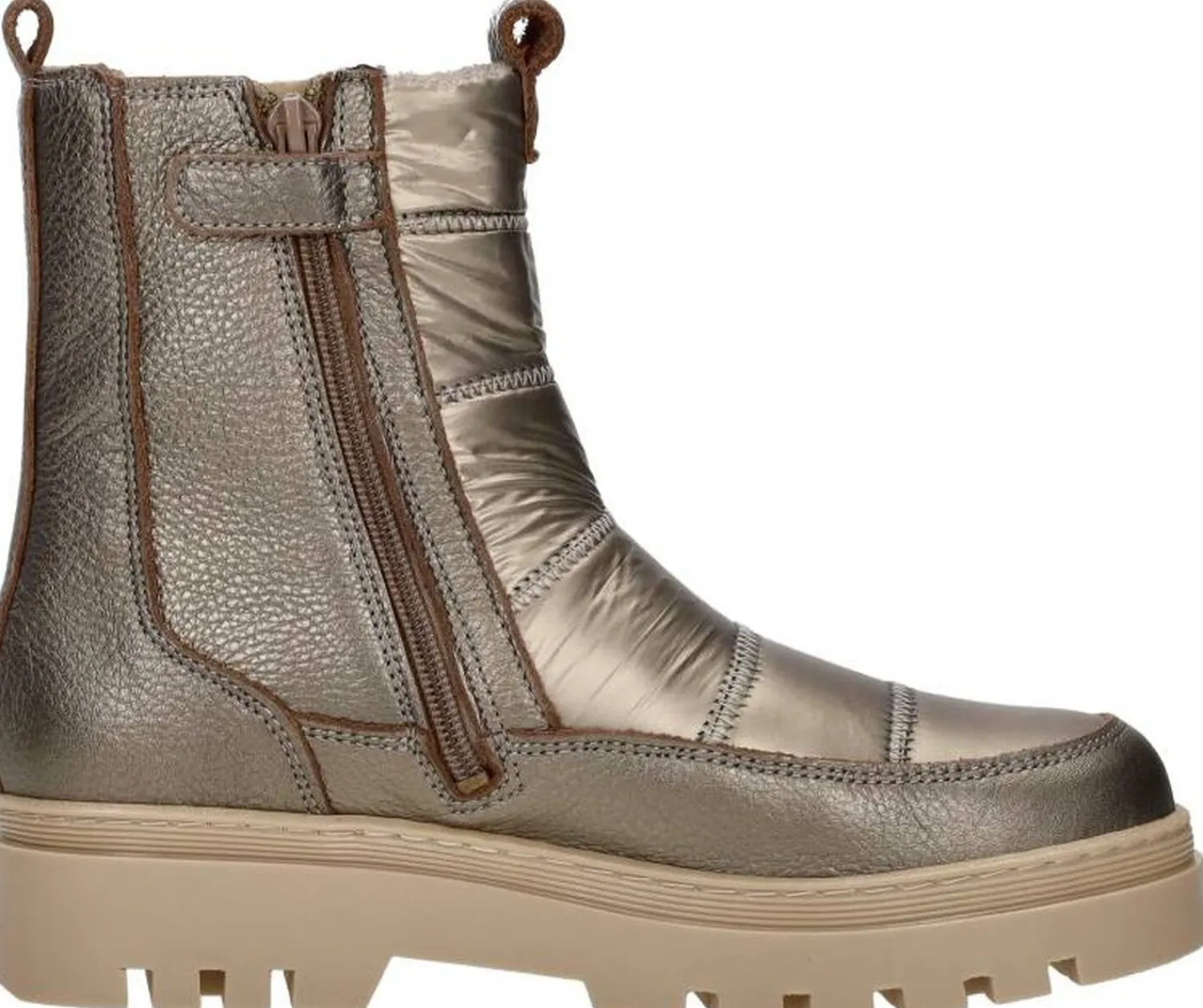 Sub55 Enkellaarsjes Beige Best