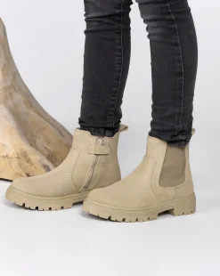 Sub55 Enkellaarsjes Beige Outlet