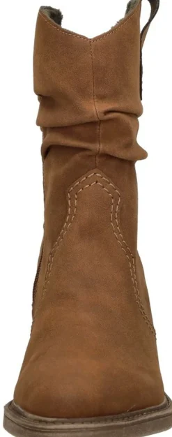 Rieker Enkellaarsjes Hak Cognac Clearance
