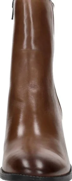Sub55 Enkellaarsjes Hak Cognac New