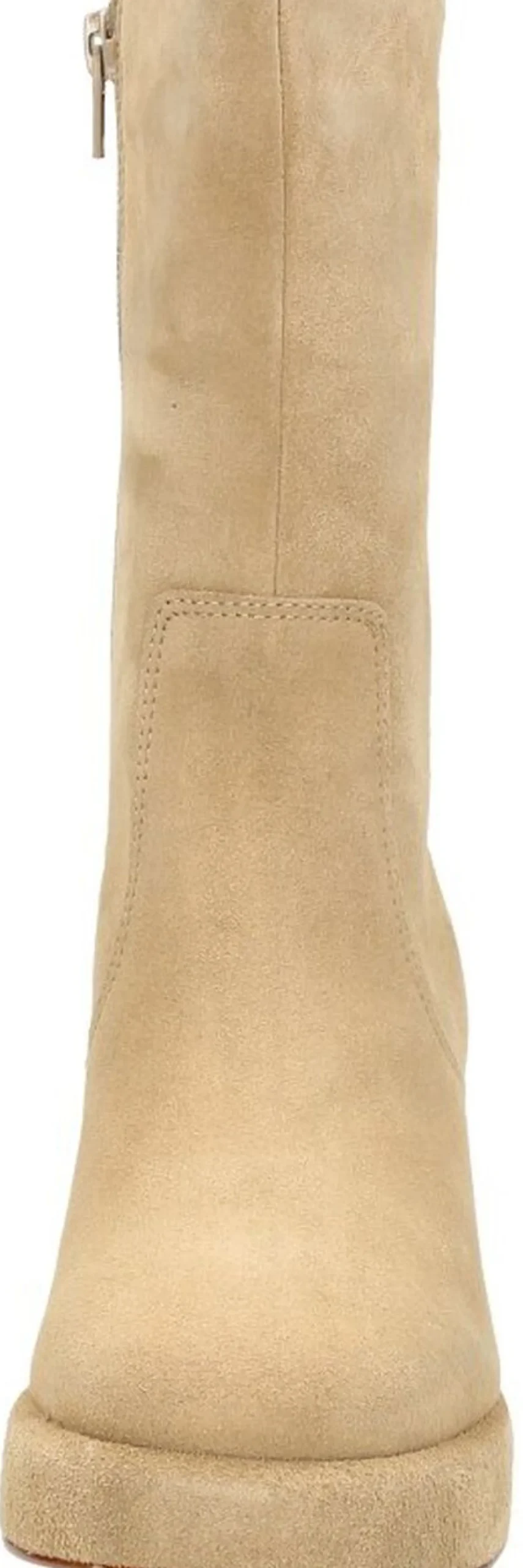 Ps. Poelman Enkellaarsjes Hak Beige Clearance