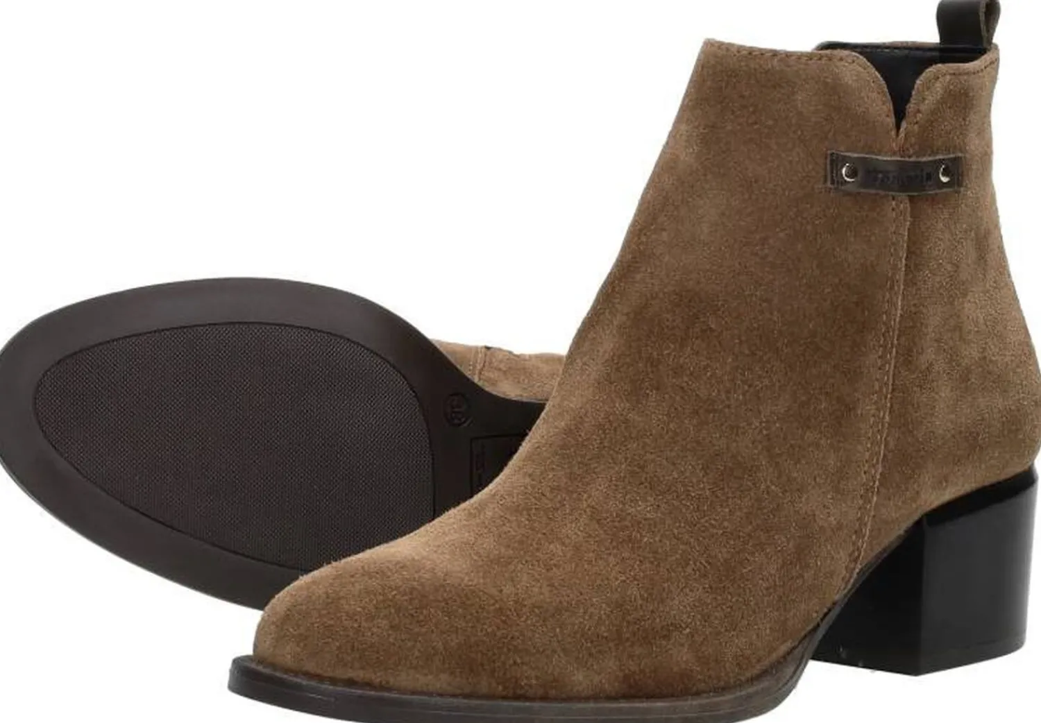 Tamaris Enkellaarsjes Hak Cognac Best
