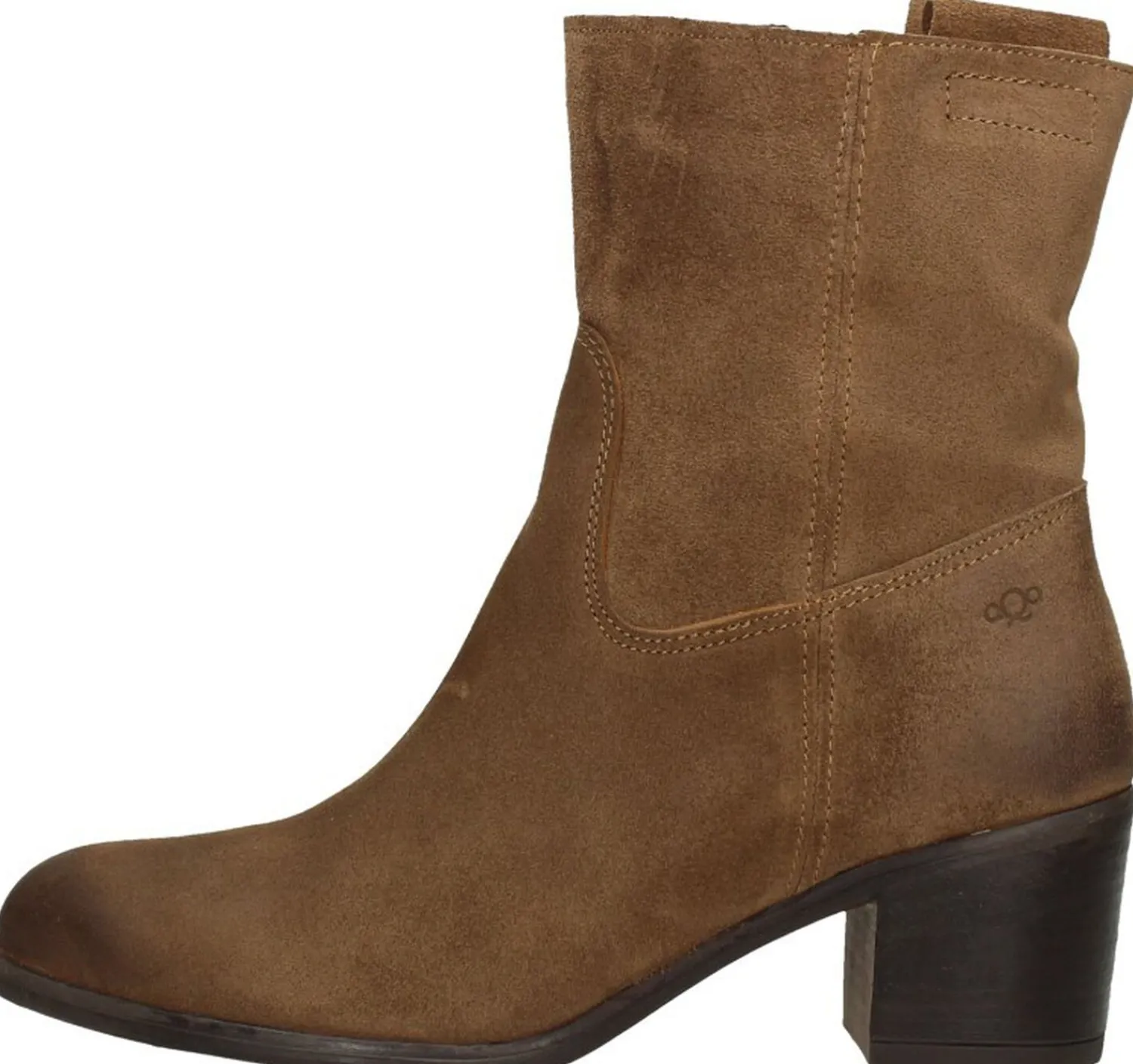 Aqa Enkellaarsjes Hak Cognac Fashion