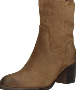 Aqa Enkellaarsjes Hak Cognac Fashion