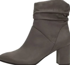 Marco Tozzi Enkellaarsjes Hak Taupe Outlet