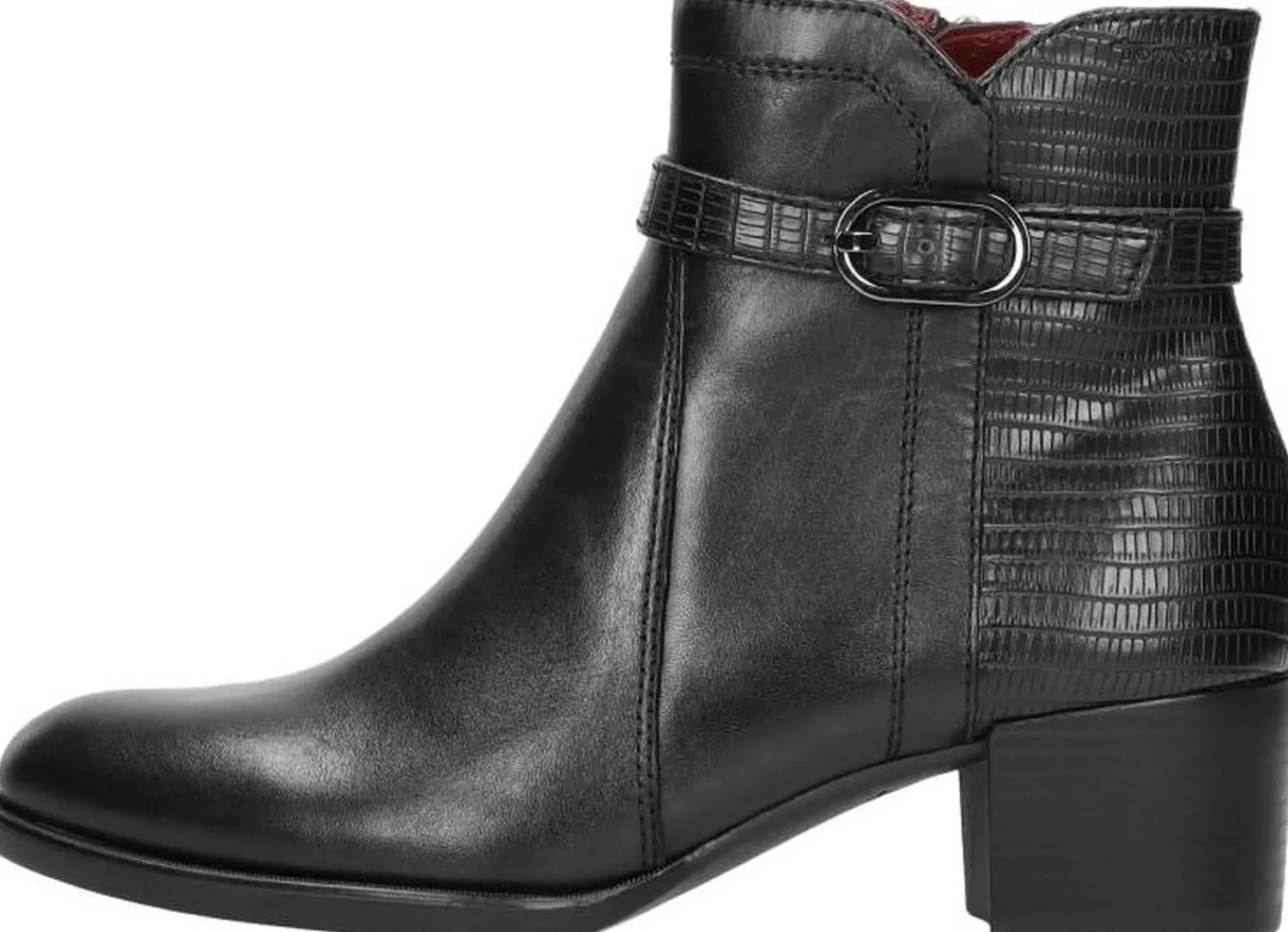 Tamaris Enkellaarsjes Hak Zwart Outlet