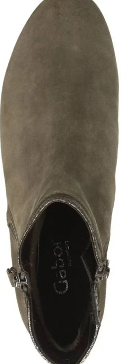 Gabor Enkellaarsjes Hak Taupe Outlet
