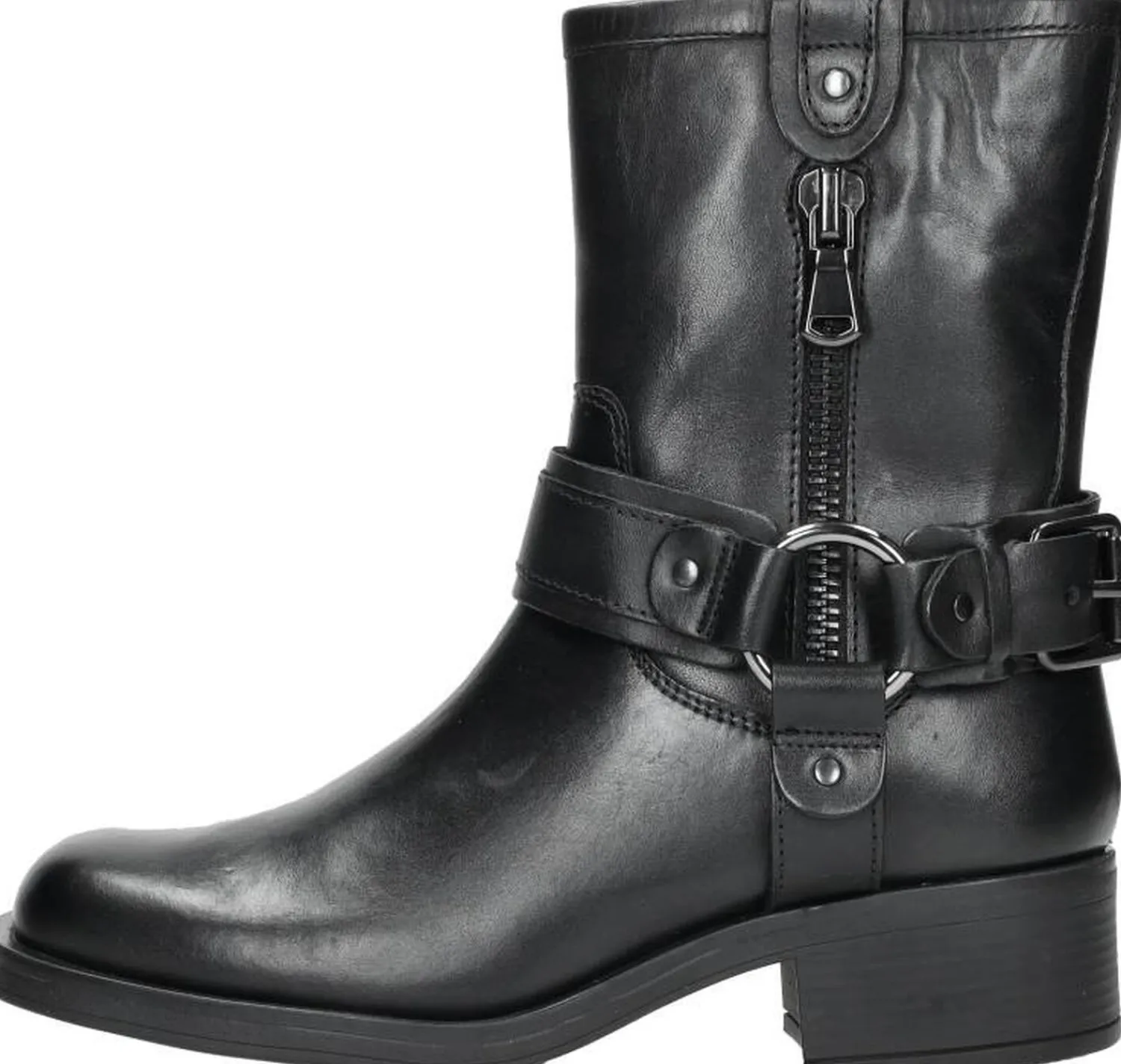 Sub55 Enkellaarsjes Hak Zwart Fashion