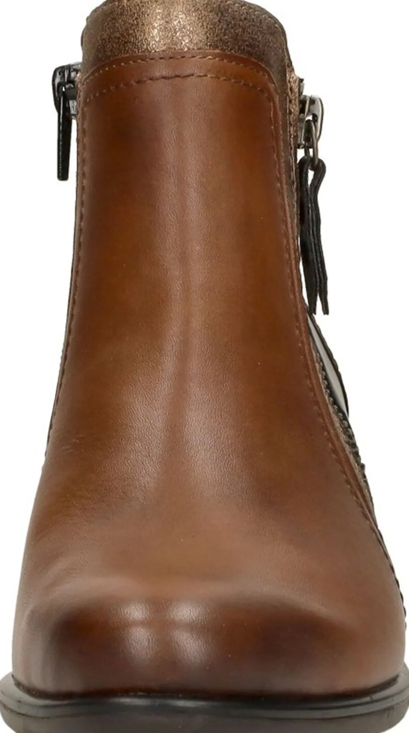 Remonte Enkellaarsjes Hak Cognac Fashion