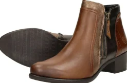 Remonte Enkellaarsjes Hak Cognac Fashion