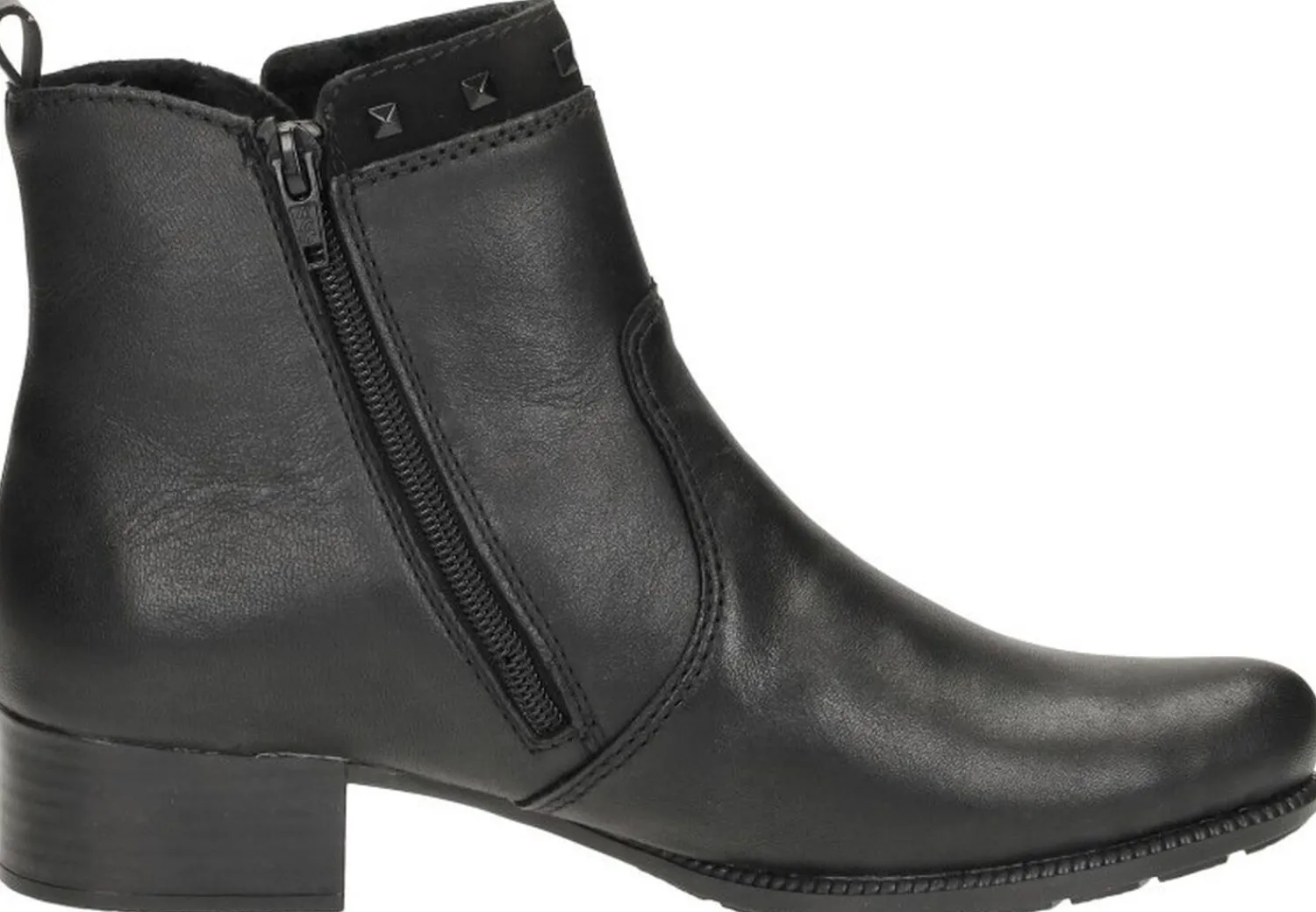 Rieker Enkellaarsjes Hak Zwart Fashion