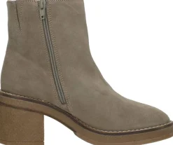 Sub55 Enkellaarsjes Hak Taupe Outlet