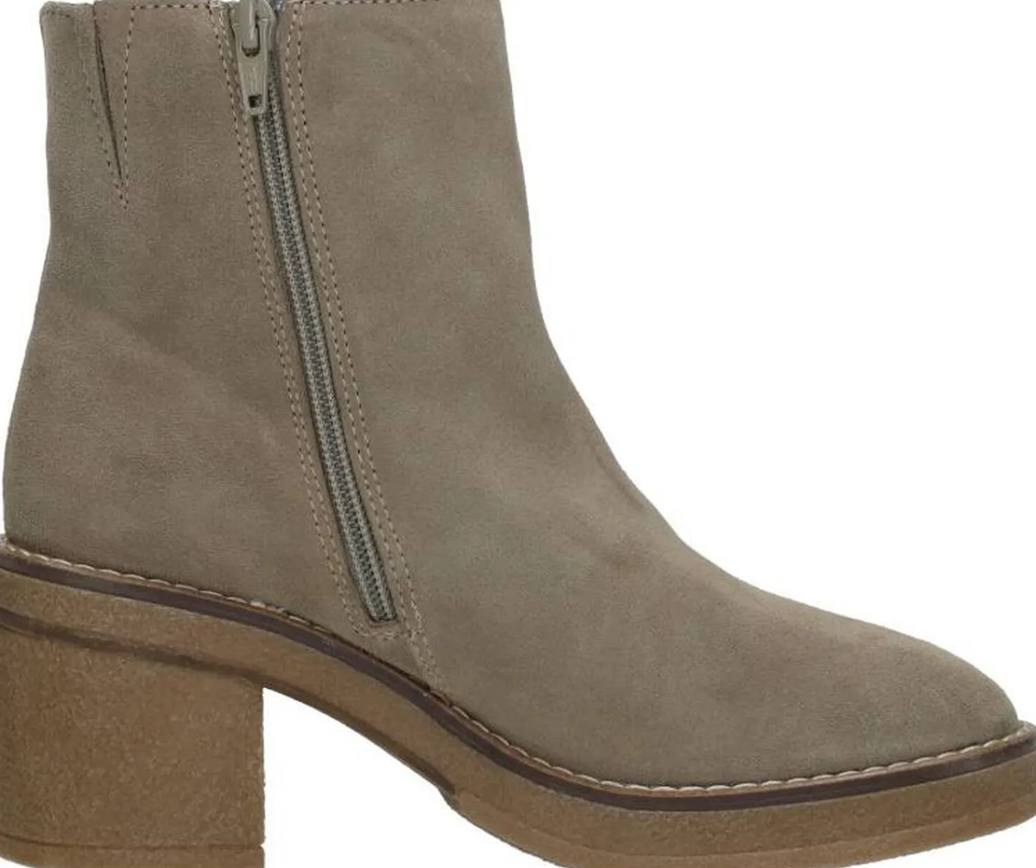Sub55 Enkellaarsjes Hak Taupe Outlet