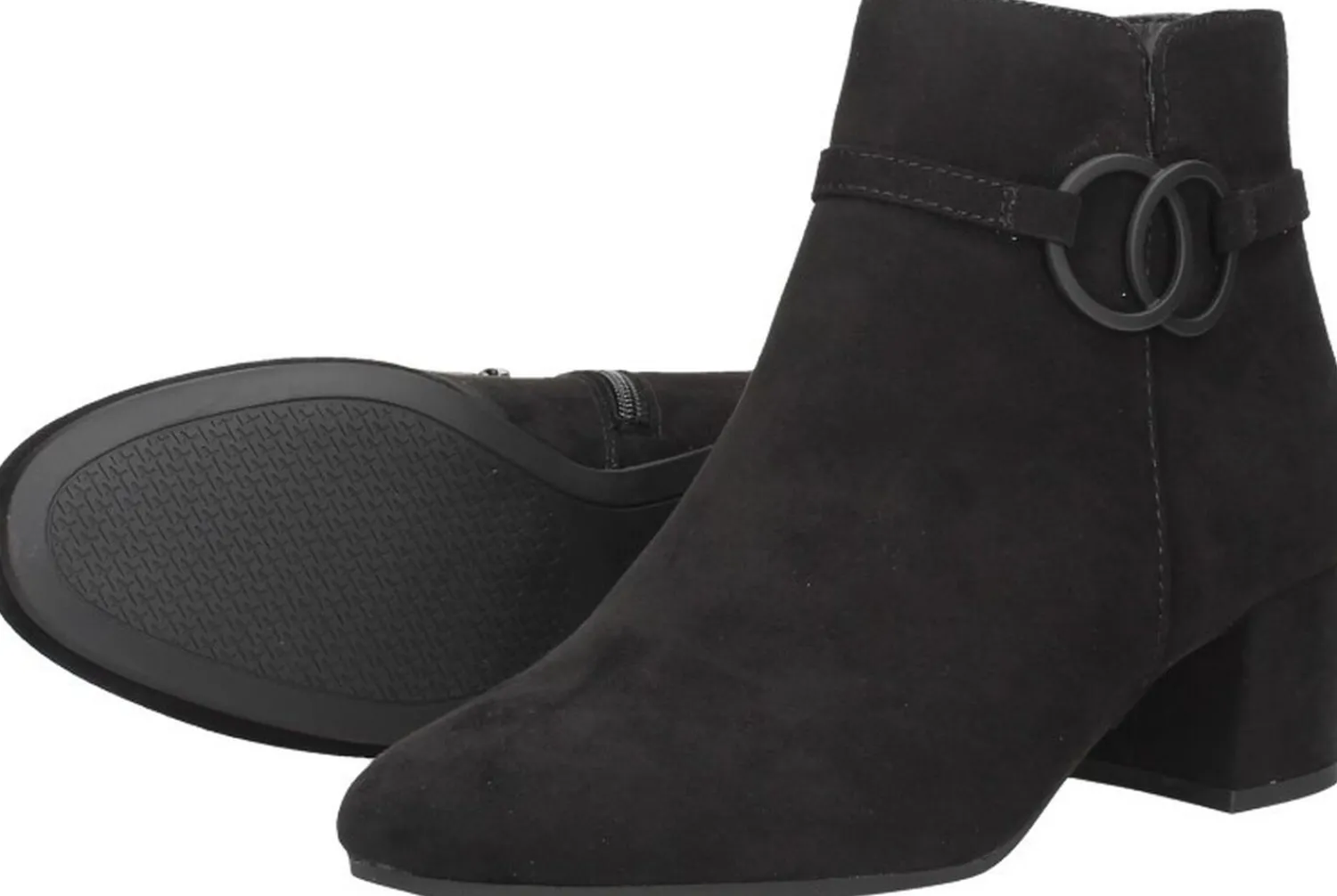 Tamaris Enkellaarsjes Hak Zwart Discount