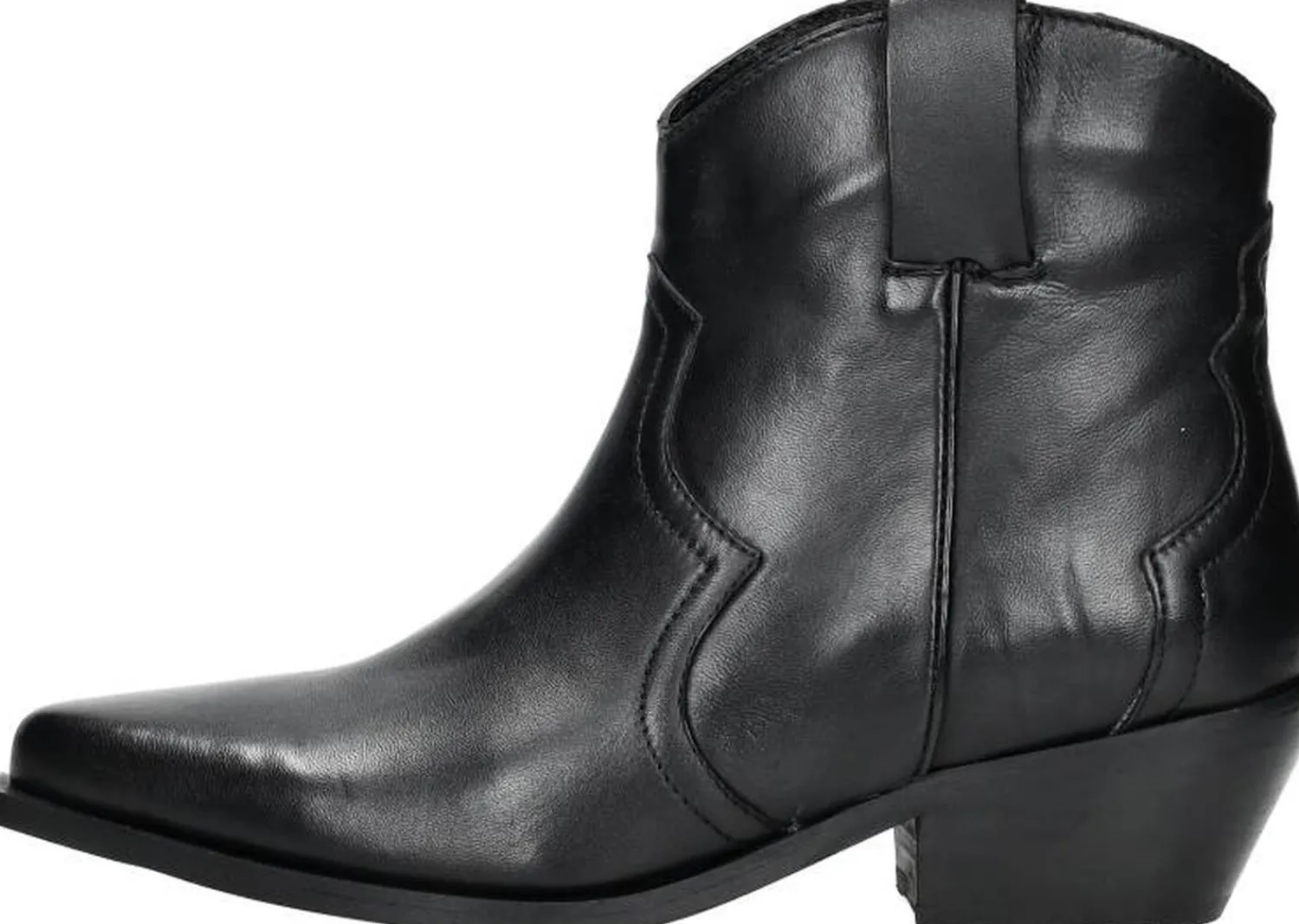 Sub55 Enkellaarsjes Hak Zwart Fashion