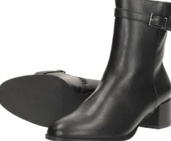 Sub55 Enkellaarsjes Hak Zwart Fashion