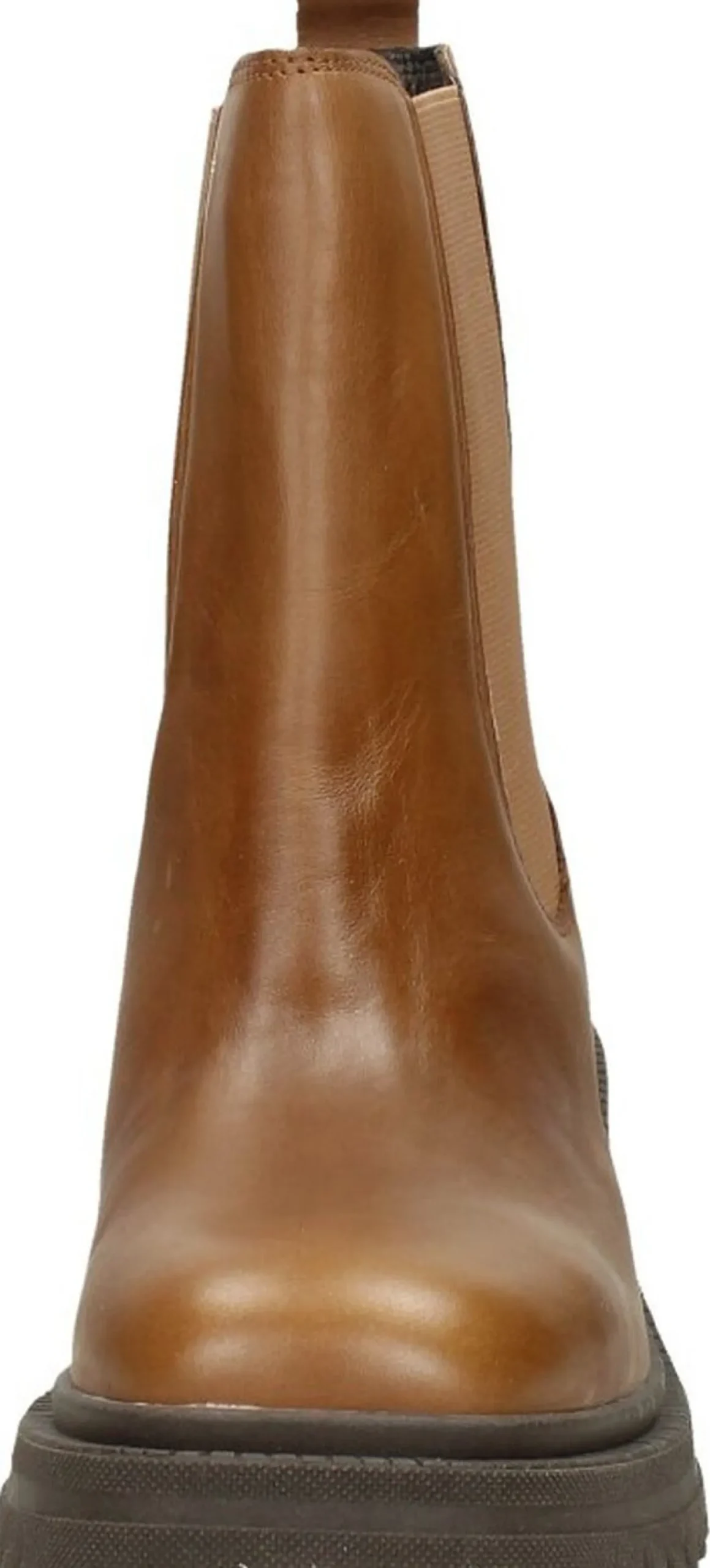 Sub55 Enkellaarsjes Hak Cognac Sale