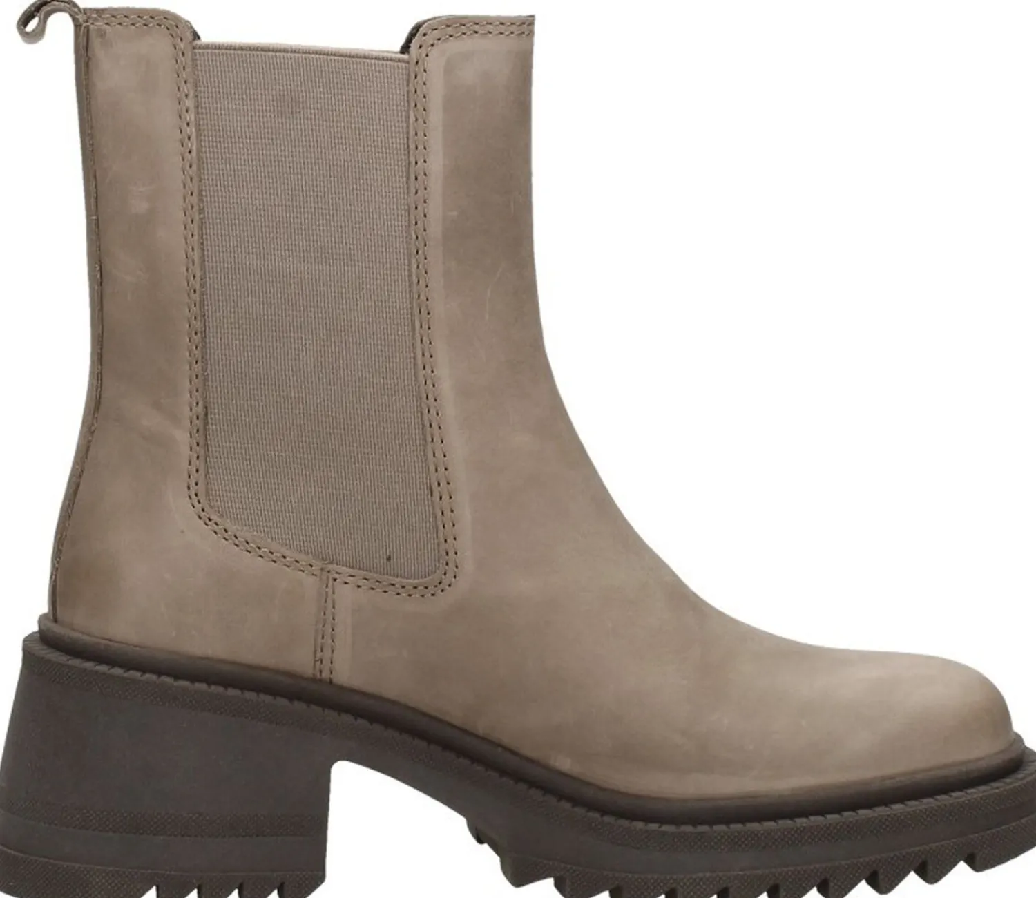 Sub55 Enkellaarsjes Hak Taupe Sale