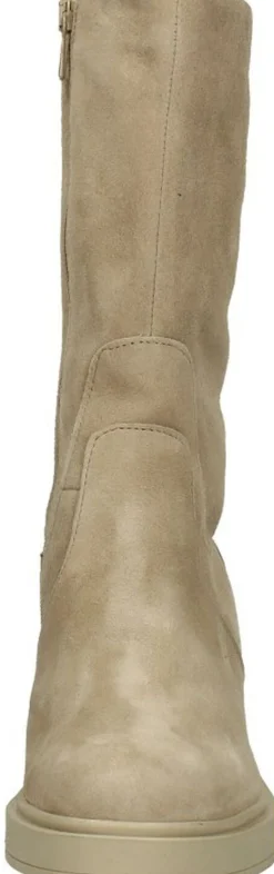 Mjus Enkellaarsjes Hak Beige Sale