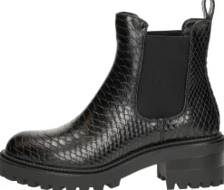 Sub55 Enkellaarsjes Hak Zwart Outlet