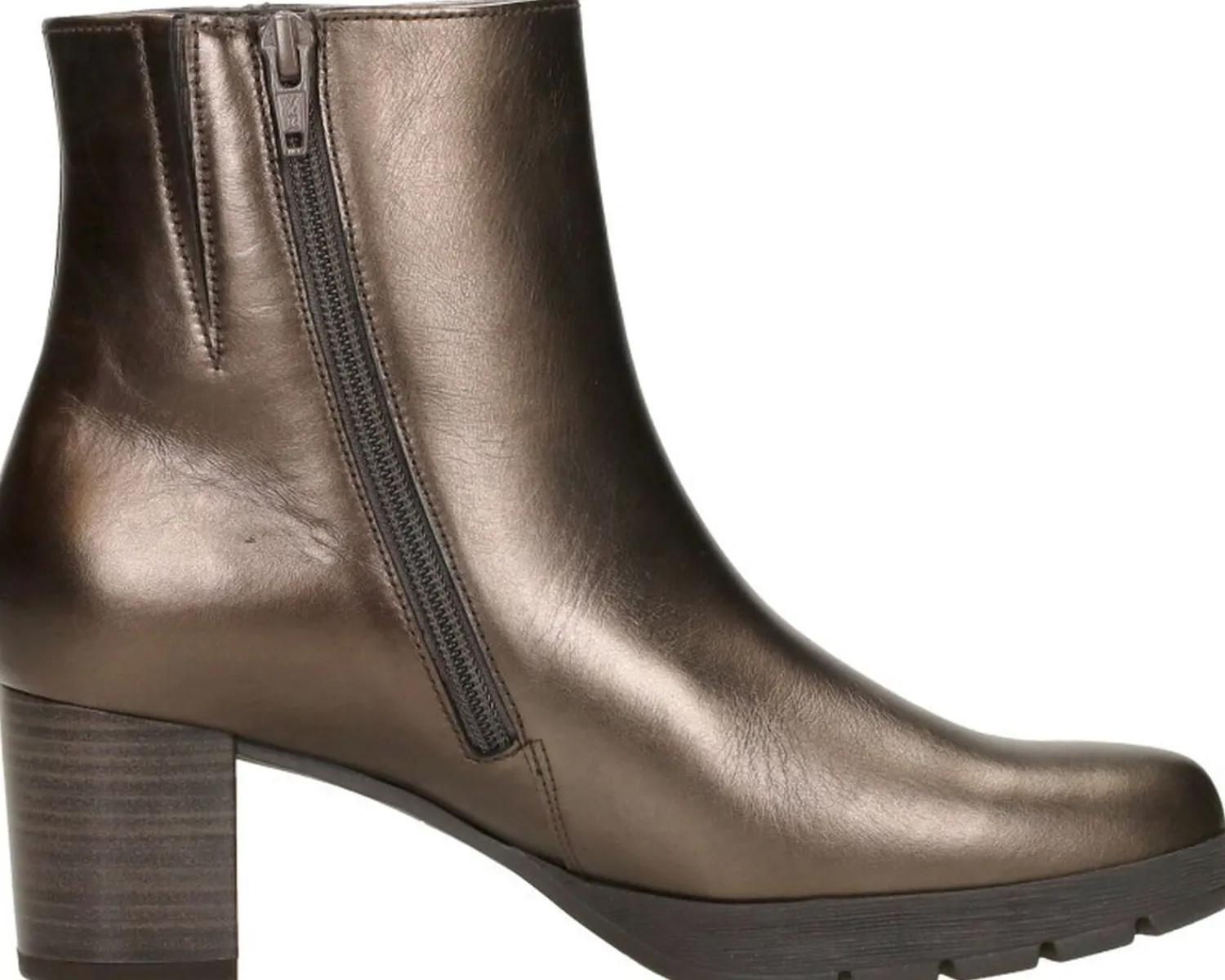 Gabor Enkellaarsjes Hak Brons Fashion