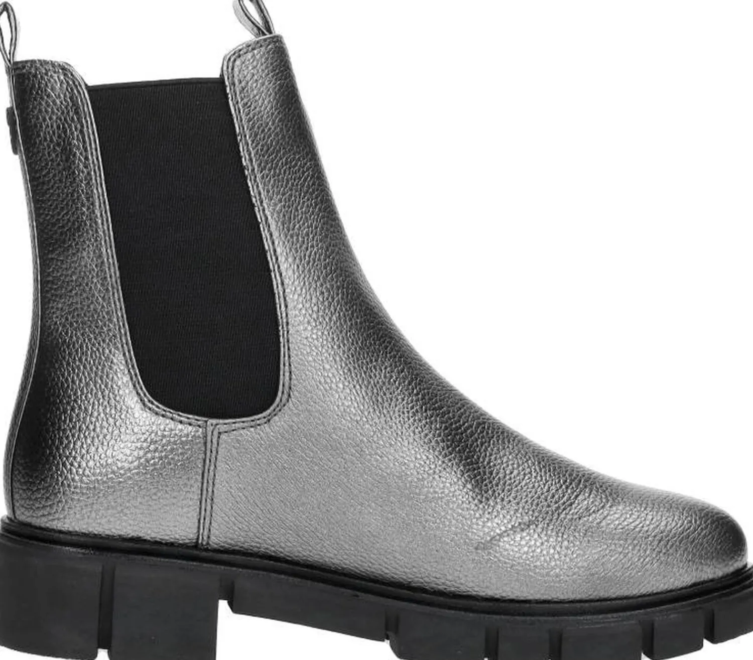 Marco Tozzi Enkellaarsjes Hak Zilverkleur Fashion