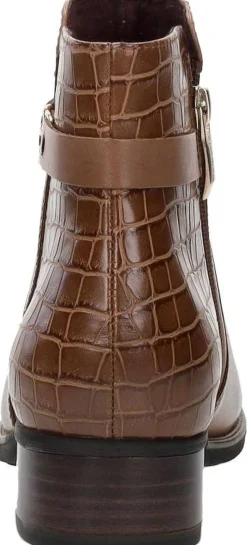 Tamaris Enkellaarsjes Hak Cognac Best