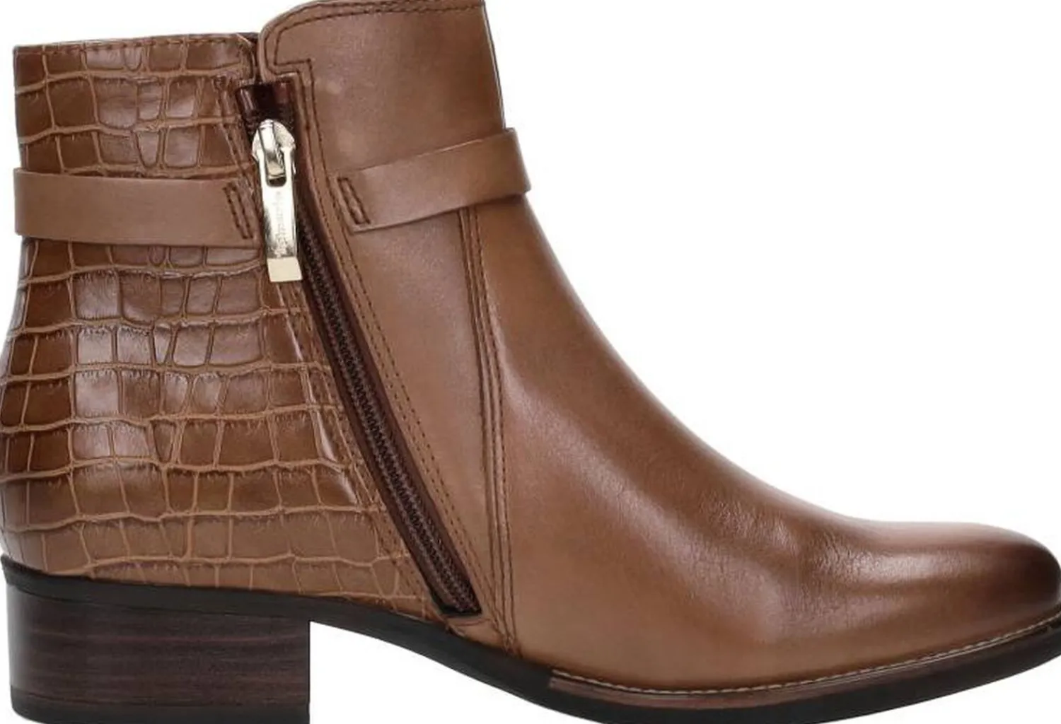 Tamaris Enkellaarsjes Hak Cognac Best
