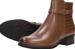 Tamaris Enkellaarsjes Hak Cognac Best