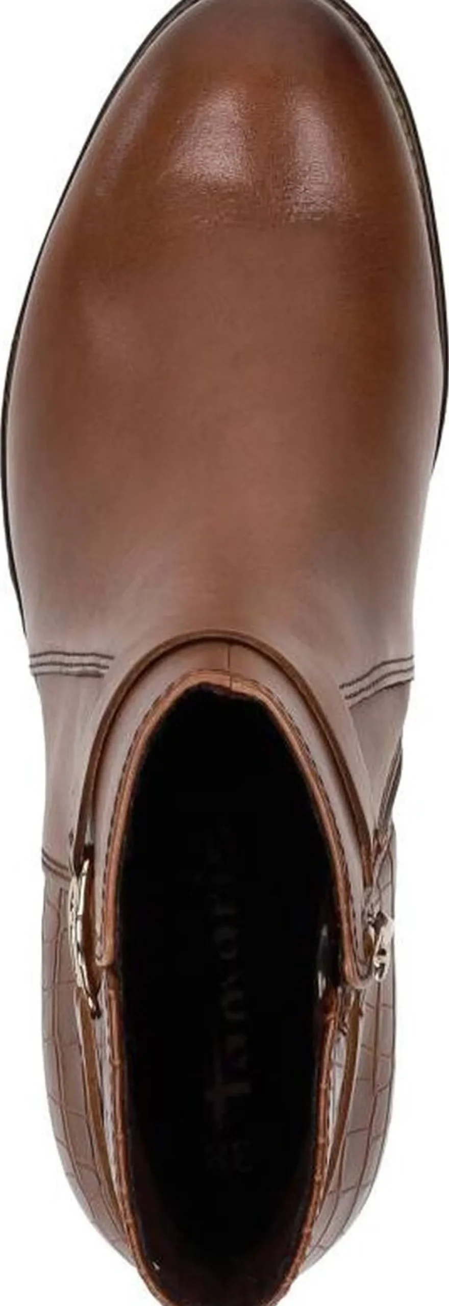 Tamaris Enkellaarsjes Hak Cognac Best