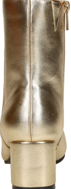 Sub55 Enkellaarsjes Hak Goudkleur Discount