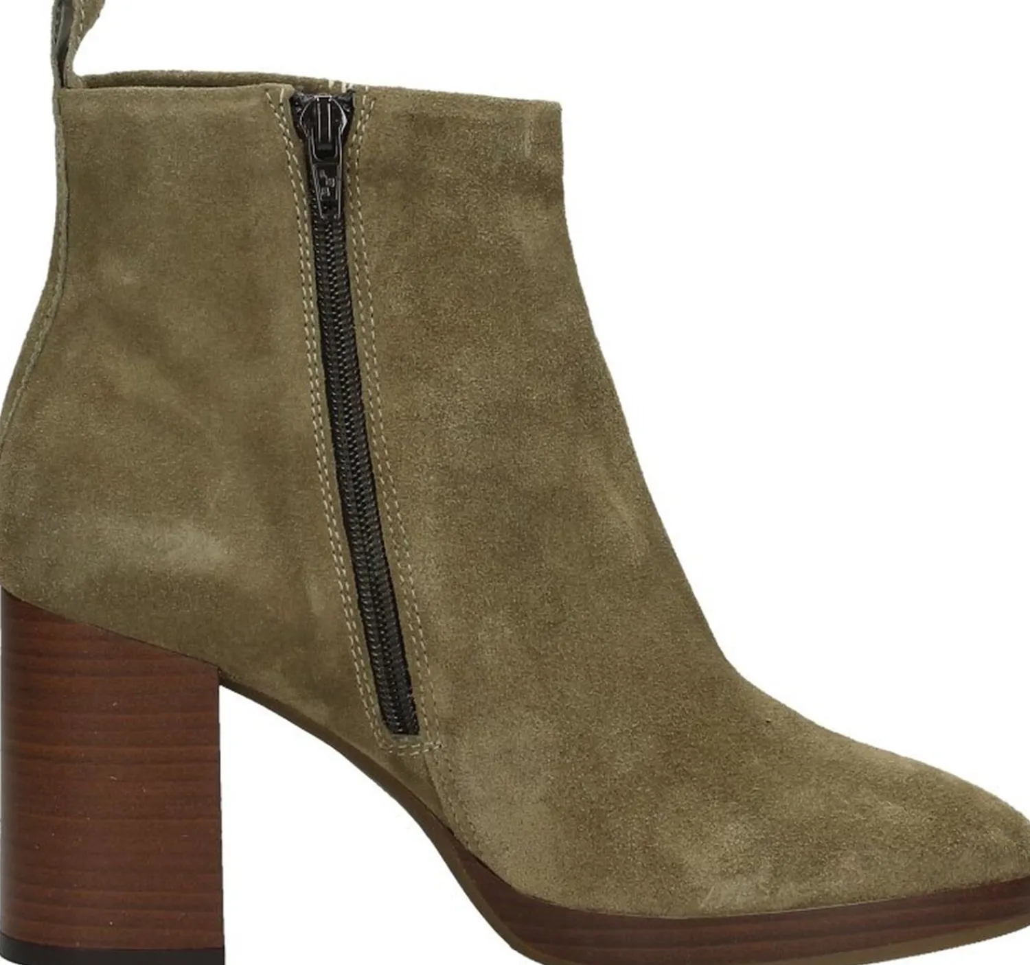 Sub55 Enkellaarsjes Hak Taupe Fashion