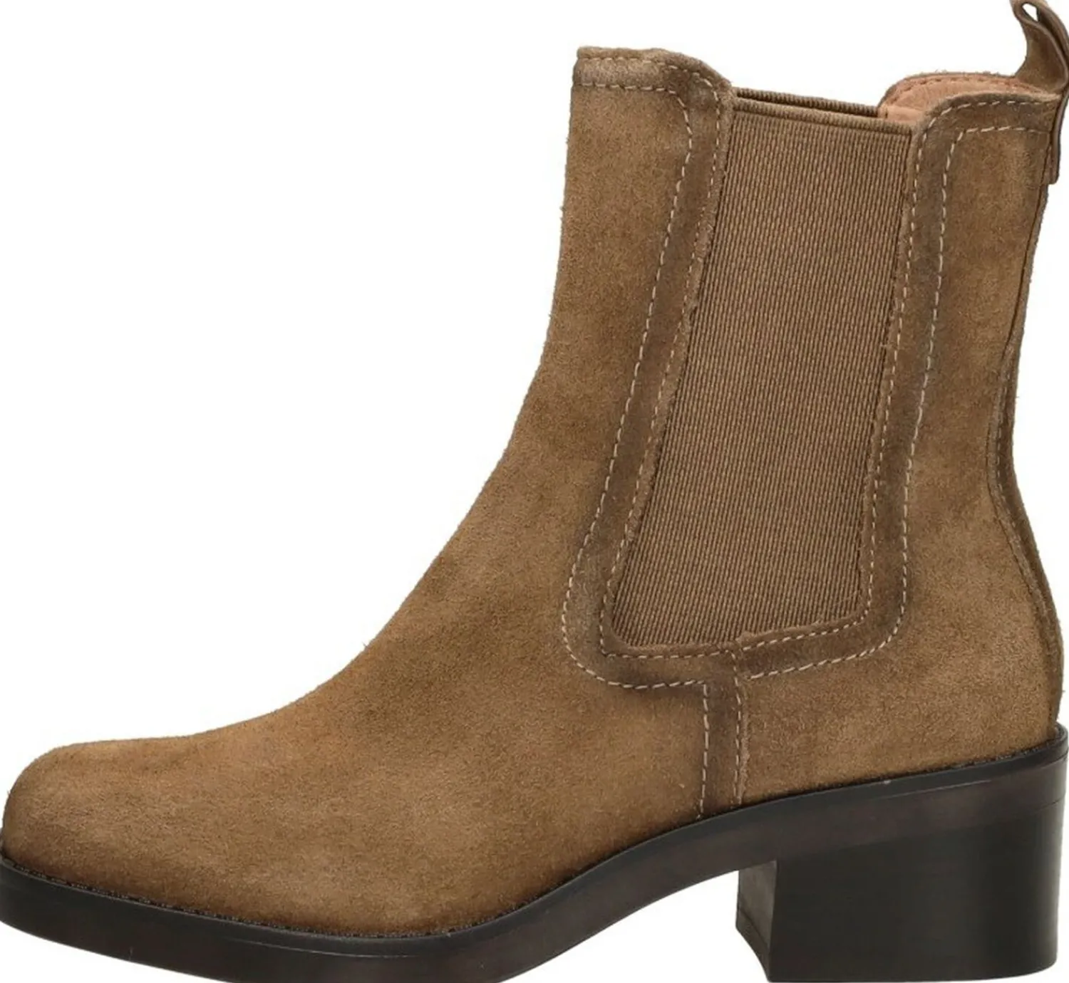 Tamaris Enkellaarsjes Hak Cognac Outlet