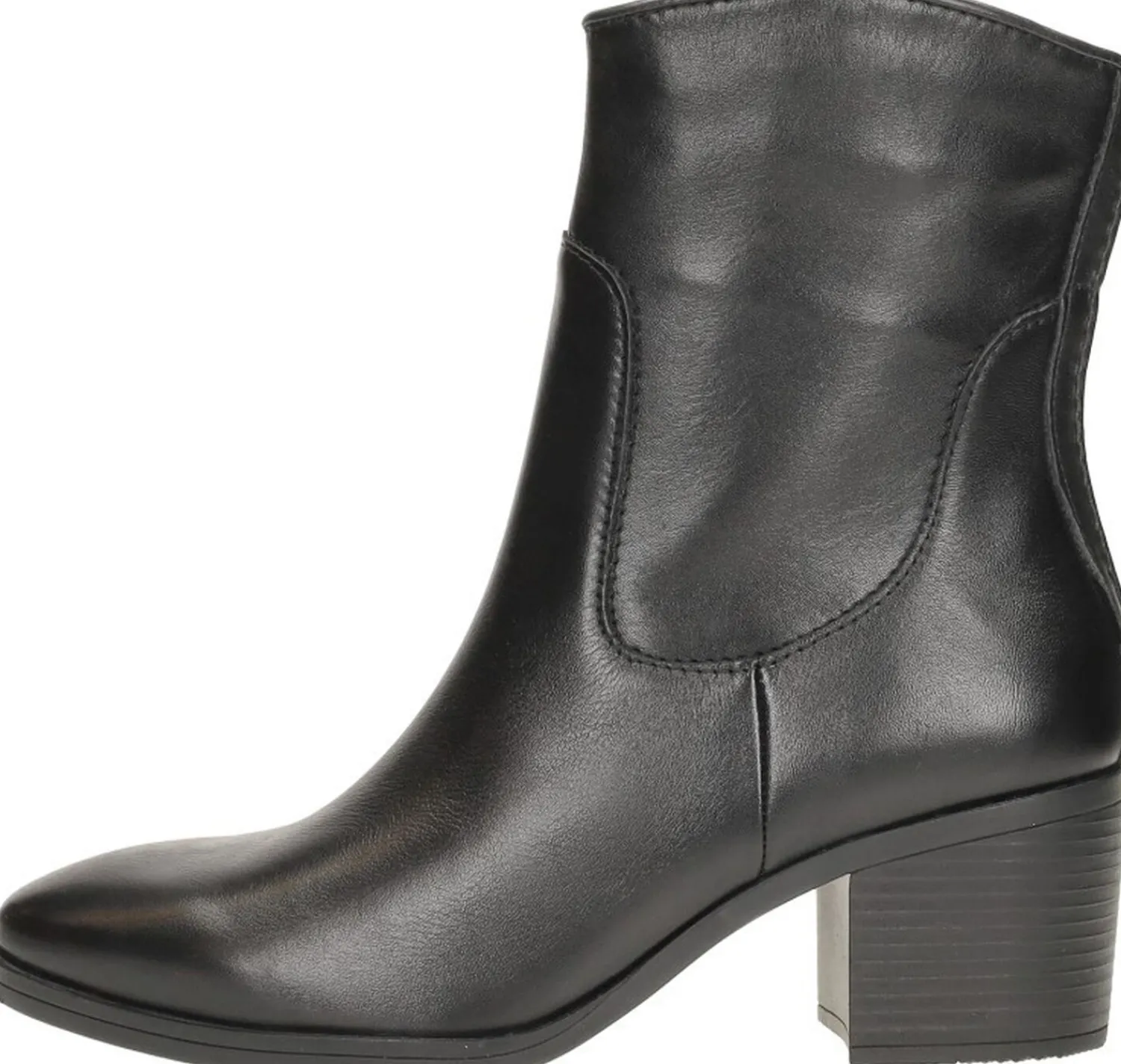 Sub55 Enkellaarsjes Hak Zwart Fashion