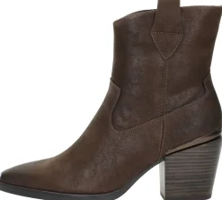 Marco Tozzi Enkellaarsjes Hak Cognac Discount