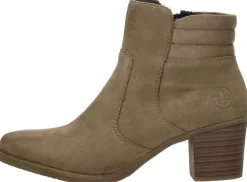 Rieker Enkellaarsjes Hak Beige Fashion
