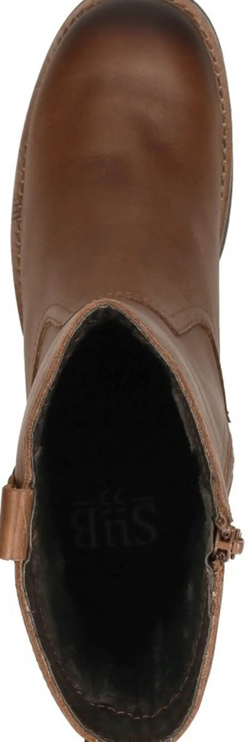 Sub55 Enkellaarsjes Hak Cognac Sale
