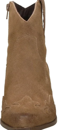 Sub55 Enkellaarsjes Hak Beige Hot