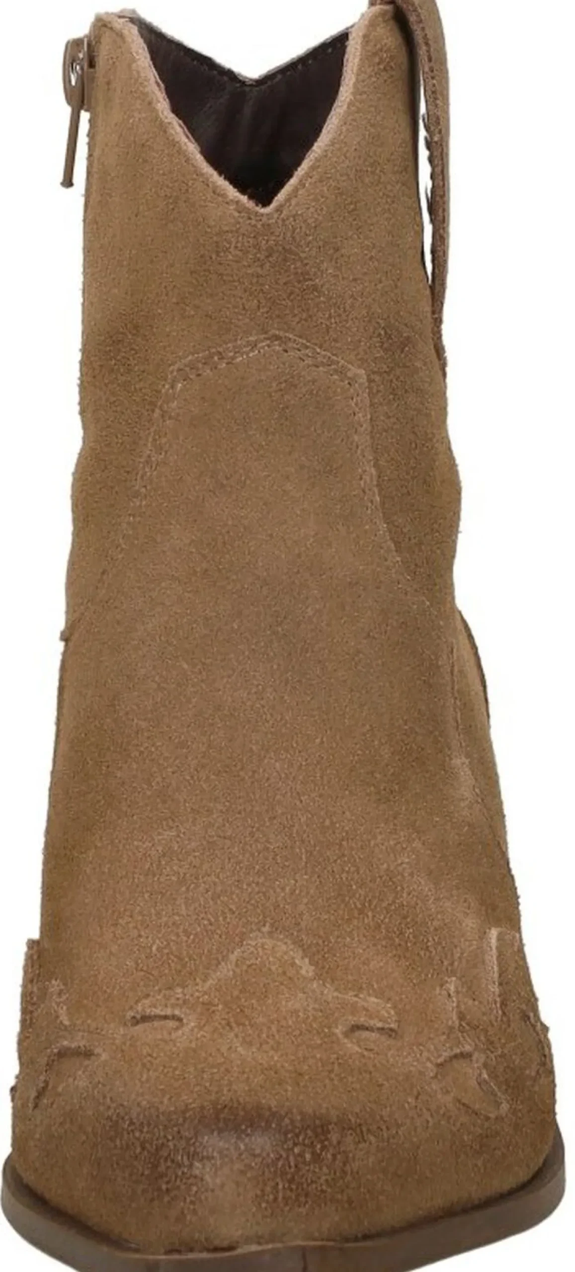 Sub55 Enkellaarsjes Hak Beige Hot