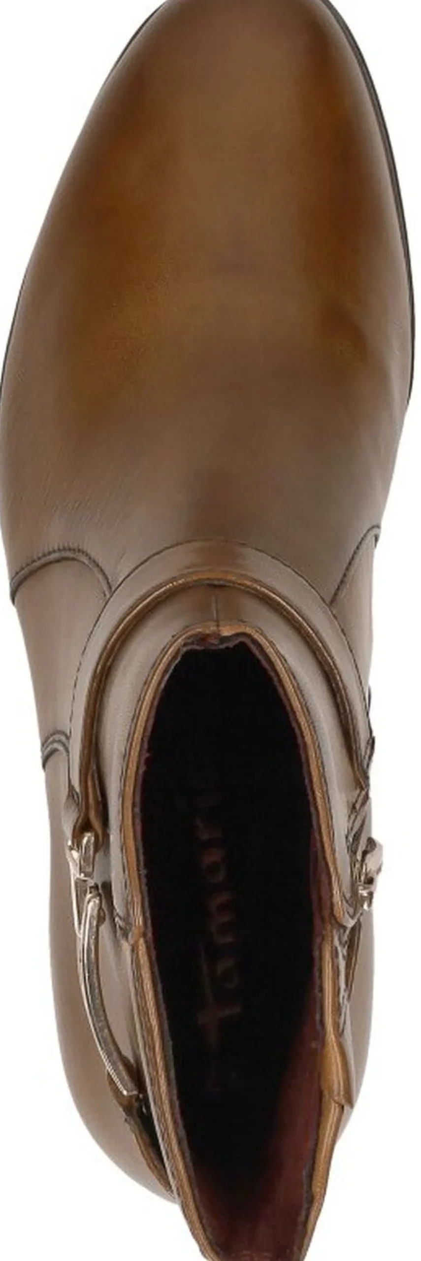 Tamaris Enkellaarsjes Hak Cognac Best