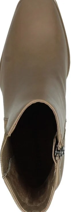 Tamaris Enkellaarsjes Hak Taupe Best