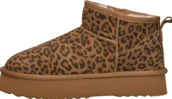 Shoecolate Enkellaarsjes Plat Cognac Online