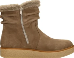 Rieker Enkellaarsjes Plat Taupe Outlet