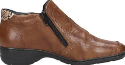 Rieker Enkellaarsjes Plat Cognac Discount
